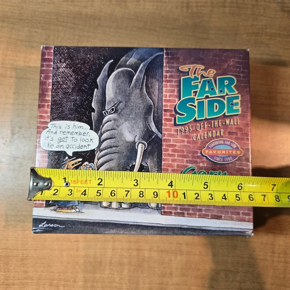 1995 Vintage THE FAR SIDE Off the Wall Daily Desk Calendar by Gary‎ Larson NEW